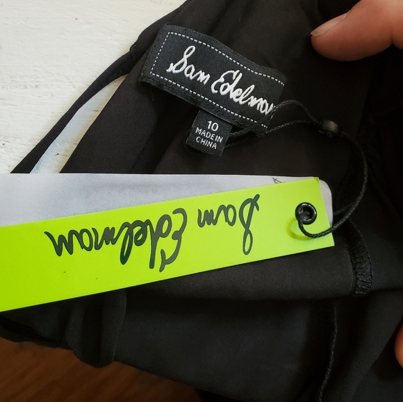 Sam Edelman Women's V-Neck Bell-Sleeve Mini Dress Size 10 NWT - Picture 5 of 6